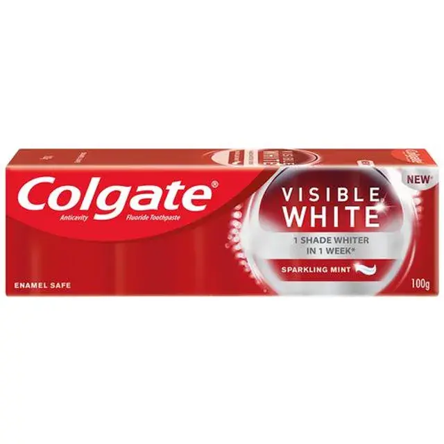 Colgate Visible White Teeth Whitening Toothpaste, 100 g