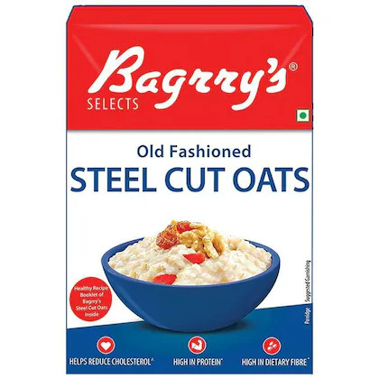 Bagrry's Selects Old Fashioned Whole Grain Steel Cut Oats 500g
