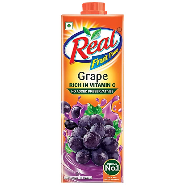 Real fruit power Grape Rich In Vitamin C 1LTR