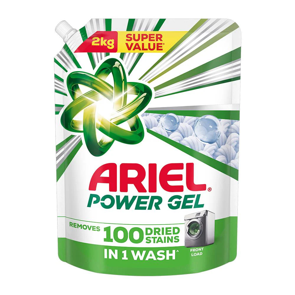 Ariel Power Gel Front Load Detergent 2Kg