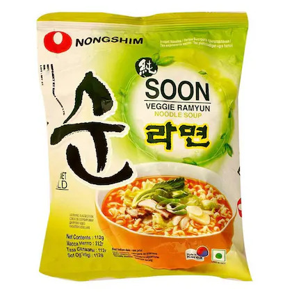 Nongshim Soon Veggie Ramyun Instant Noodles 112G