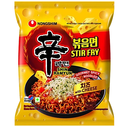 Nongshim Shin Ramyun Stip Fry With Chesse Noodles 136G