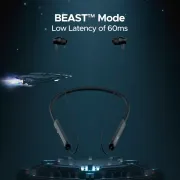 Rockerz Enticer Wireless Earphone with 30HRS Large Playback, BEAST™️ Mode, ENx™ Technology, Quick Switch Button