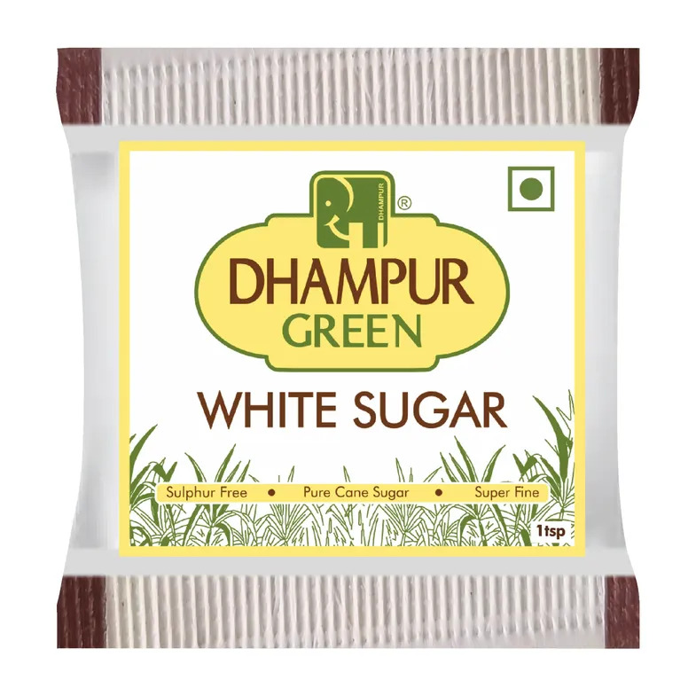 Dhampur Green white Sugar Sachets 1kg
