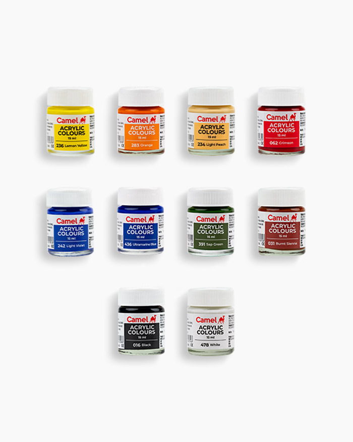 Camel Acrylic Colour Kit – T10