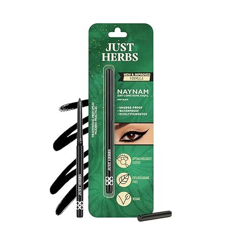 Just Herbs Naynam Day-Long Kohl Kajal 0.35GM