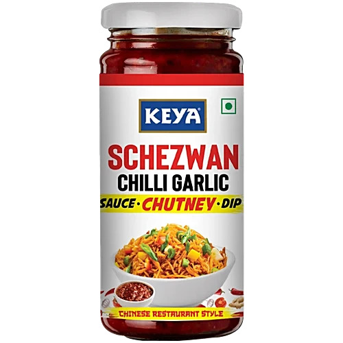 Keya Schezwan Chilli Garlic Chutney 250g