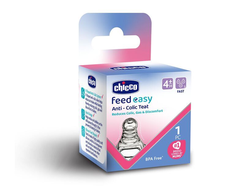 Chicco Feed Easy Teat (4m+, Fast) (1 Pc)