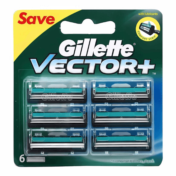 Gillette Vector+ 6s Cartridges
