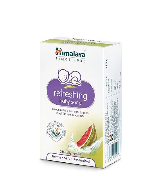 Himalaya refreshing baby soap, 125 gm