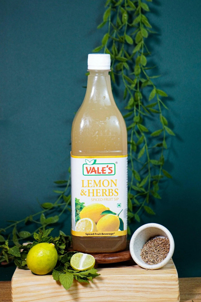 Vales Lemon & Herbs Spiced Fruit Sip 200ml