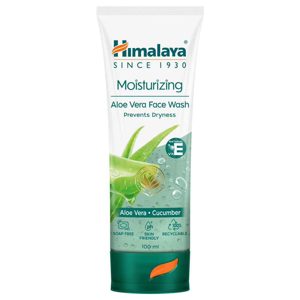 Himalaya Hydrating Aloe Vera Face Wash, 100Ml