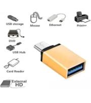 Type C Multicolor USB OTG Adapter (Pack of 1)