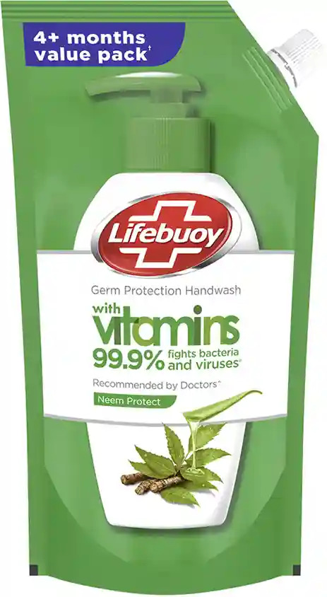 Lifebuoy Germ Protection Handwash Neem Protect, 675Ml