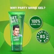 Set Wet Styling Hair Gel for Men Party Shine, 50gm