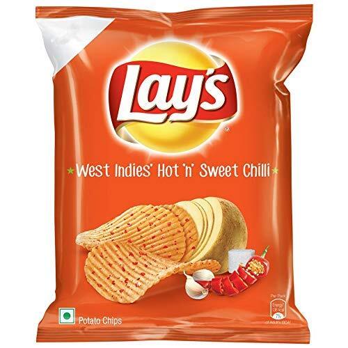 LAYS WEST INDIES HOT 'N' SWEET CHILLI, 52 g