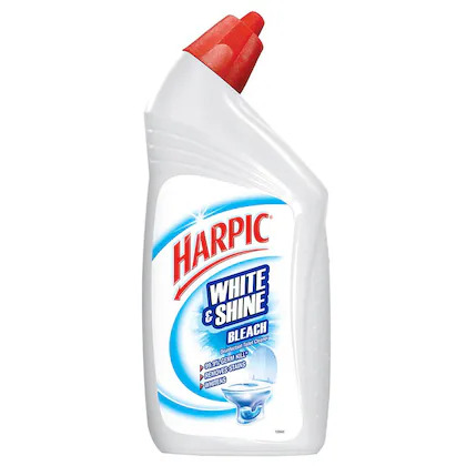 Harpic White & Shine Bleach Disinfactant Toilet Cleaner, 500Ml