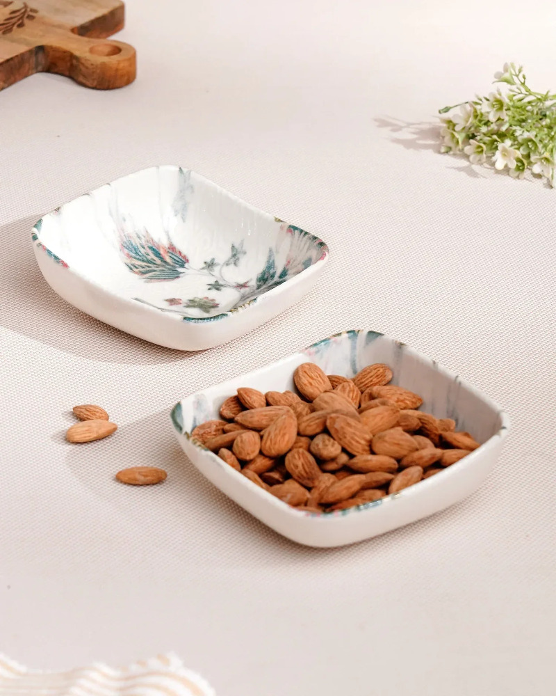 Vola Pixel Collection Square Bowl Set of 2