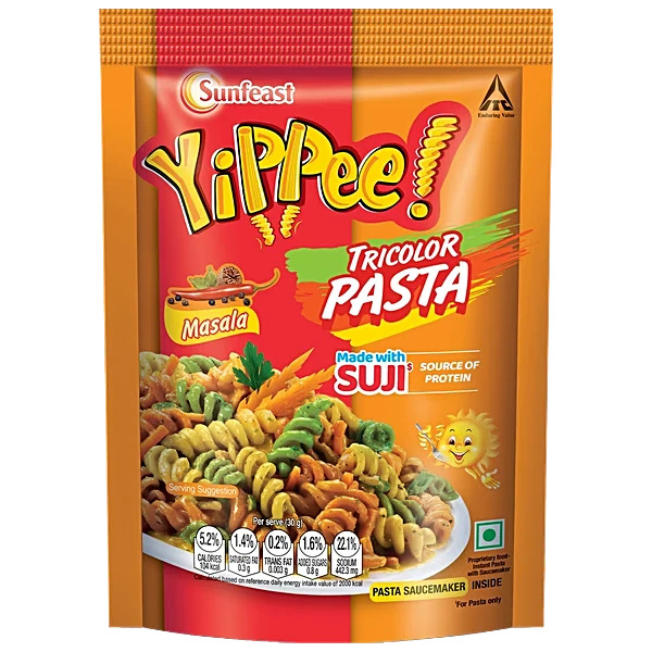 Sunfeast Yippee Tricolor Suji Pasta, 75g