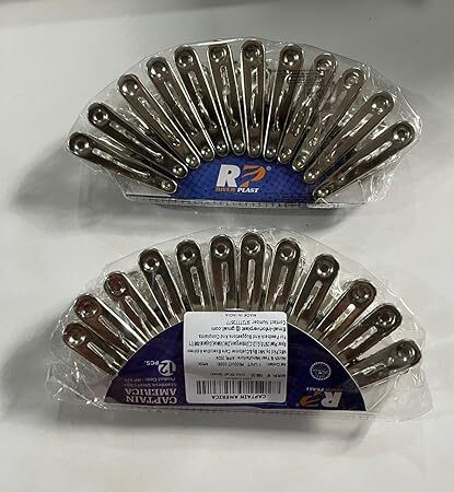 R River Plast Captain America SS Cloth Clip, 12Unit