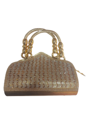Golden Hand Purse for Women