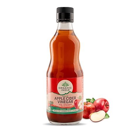 Organic India Natural Apple Cider Vinegar 500ml