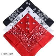 Printed Men Cotton Ambi Rumal Cowboy Hankie 1N