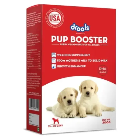 Drools Pup Booster - Puppy Weaning Diet for All Breeds 300g