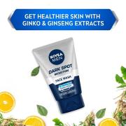 NIVEA MEN Dark Spot Reduction Face Wash For Clean & Clear Skin With 10x Vitamin C Effect, 50 gm