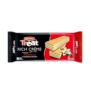 Britannia Treat Rich Creme Vanilla Wafers 50gm