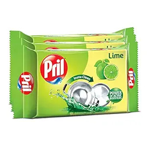 Pril Lime Insta Clean Bar 400GM Set Of 3