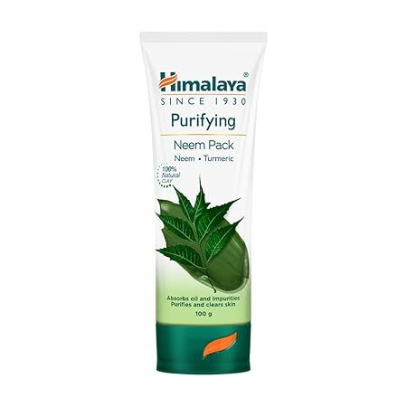 Himalaya Purifying Neem, Turmeric Pack, 100G