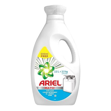 Ariel Matic Liquid Top Load 2L Plus 500Ml Free