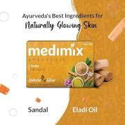 Medimix Ayurvedic Sandal Soap with Eladi Oil 125 g ( Pack of 4 )