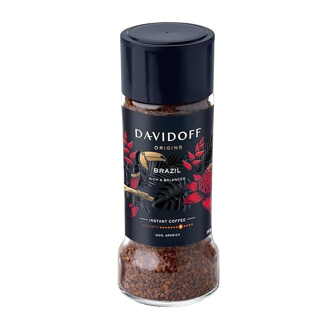 Davidoff Origins Brazil Flavour Instant Coffee 100% Arabica 90G