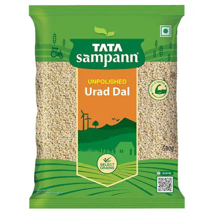 Tata Sampann Unpolished Urad Dal, 500 g