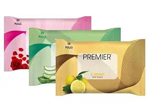 Premier premium wet Wipes 25 pulls 1N