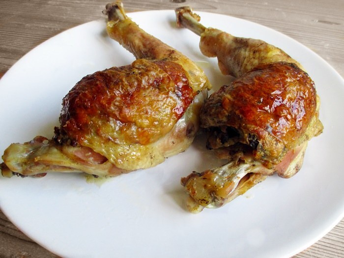 Stuffed Chicken Leg