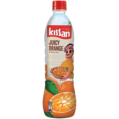 Kissan Juicy Orange Squash, 750ml