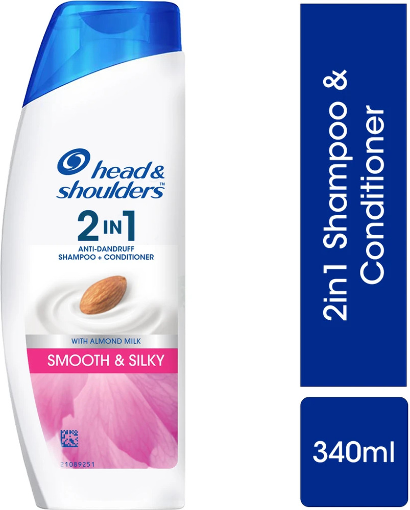 Head & Shoulders Anti-Dandruff Shampoo+Conditioner Smooth & Silky 340ml