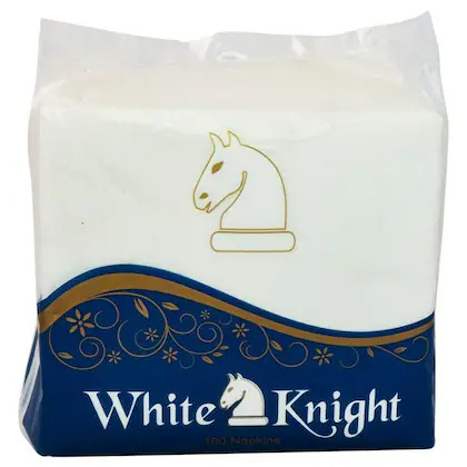 White knight 100 Napkins 30*30cm