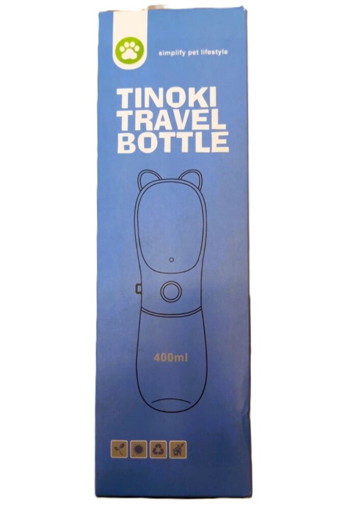 Tinoki Travel Bottle Hydration On the Go For Dogs, 400Ml