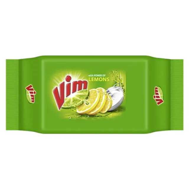 Vim Dishwash Lemon Bar, 90 g (Pack of 4)