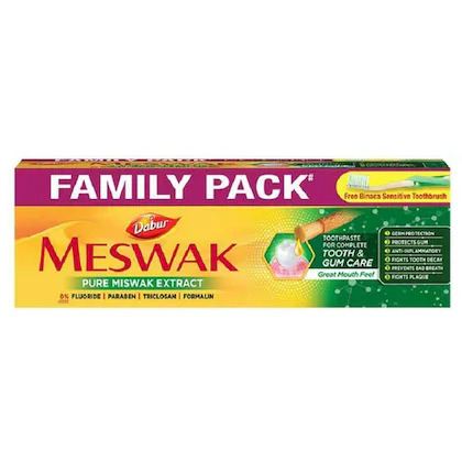 Meswak Complete Tooth & Gum Care Family Pack Toothpaste (200+ 100) g