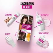 L'Oreal Paris Casting Creme Gloss Conditioning Hair Color No Ammonia - 500 Medium Brown (87.5 g + 72 ml)