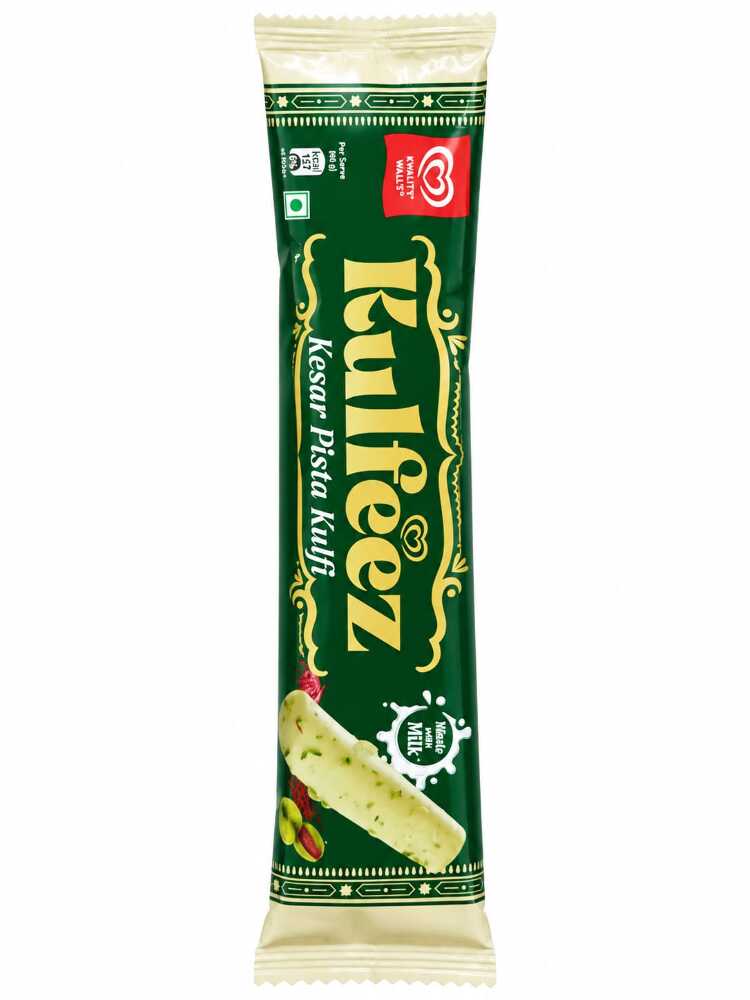 Kwality Walls kulfeez Kesar Pista Kulfi 60gm
