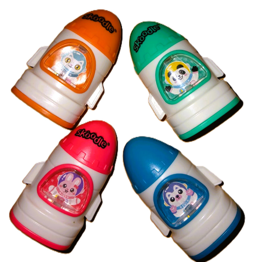 Skoodle Space Craft Eraser Dual Sharpener