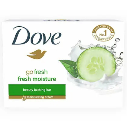 Dove Fresh Bar Moisturizing Cream Beauty Bathing Bar, 75G