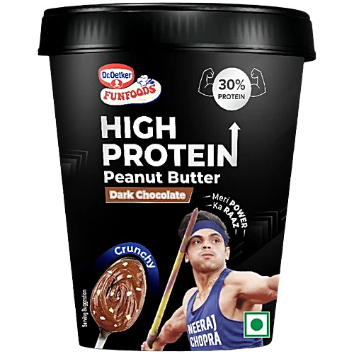 Dr.Oetker Funfoods High Protein Peanut Butter Dark Chocolate 500g