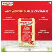Weikfield Jelly Strawberry, 90 g Carton